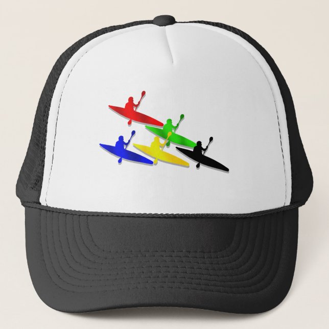 Canoeing Kyaking Canoe kyak water sports Trucker Hat (Front)