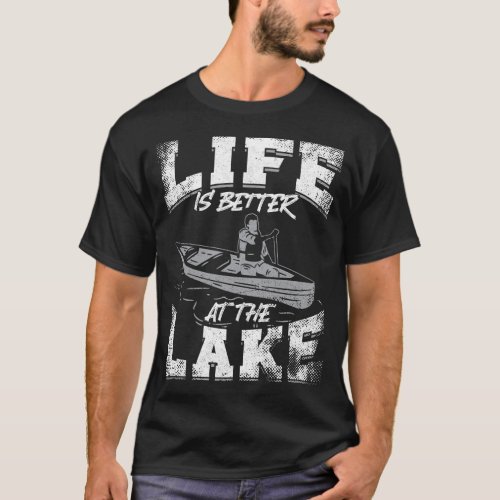 Canoeing Life Is Better At The Lake Vintage T_Shirt
