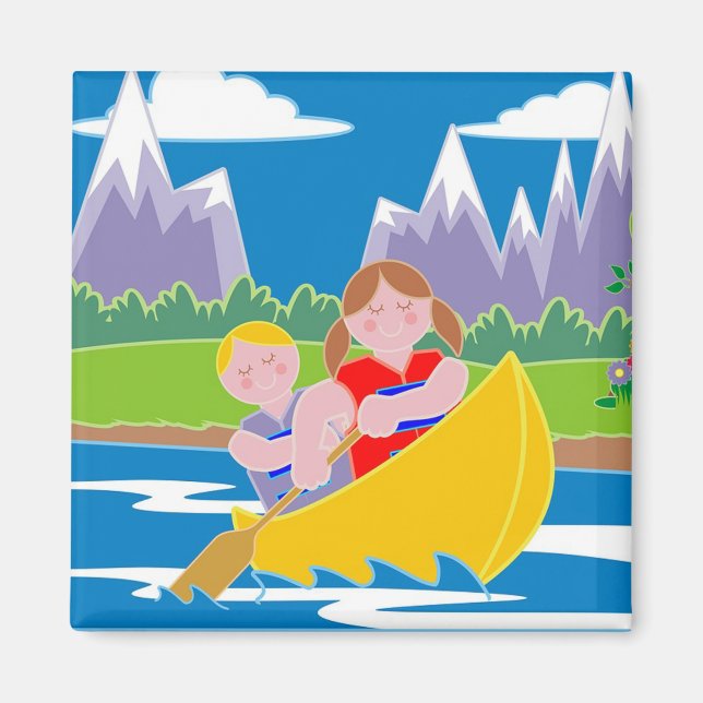 Canoeing Magnet (Front)
