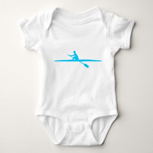 Canoeing _ Sky Blue Baby Bodysuit