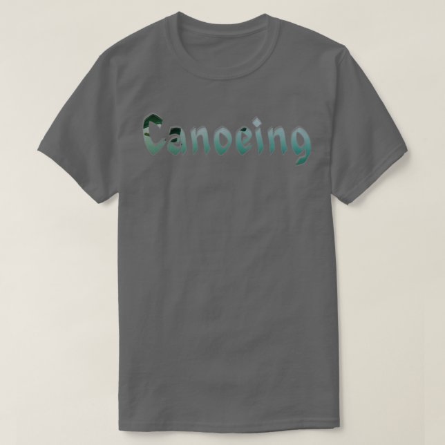 Canoeing T-Shirt (Design Front)