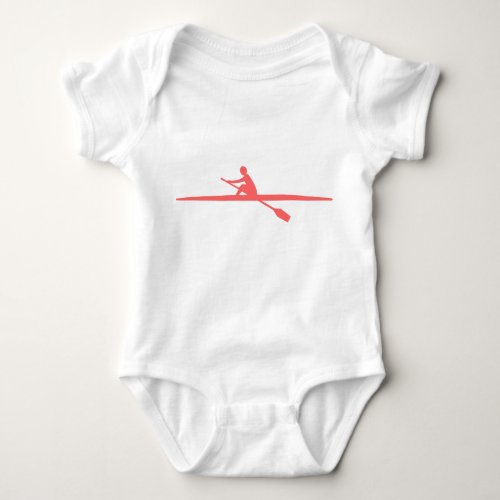 Canoeing _ Tropical Pink Baby Bodysuit
