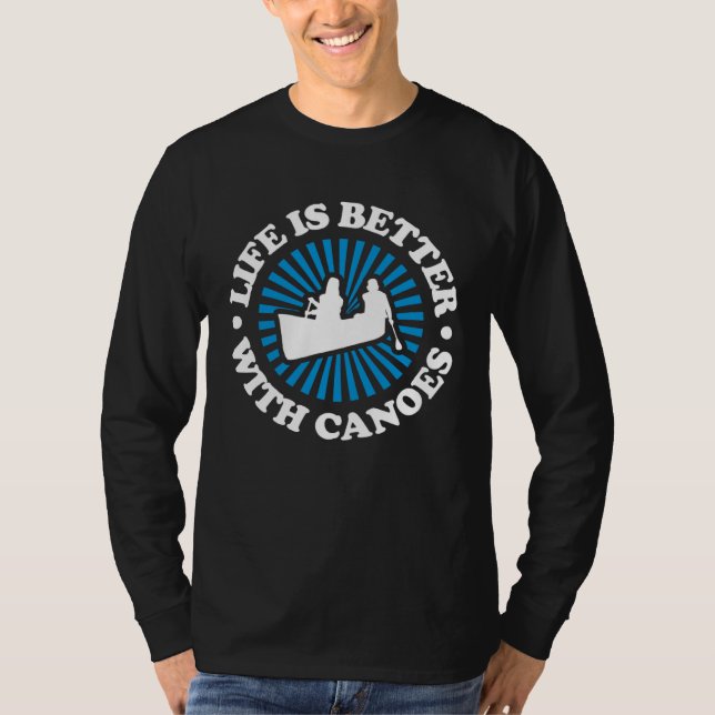 Canoeing   With Canoes T-Shirt (Front)