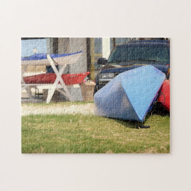 Canoes And Kayaks by Shirley Taylor Jigsaw Puzzle (Horizontal)