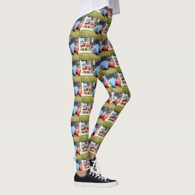Canoes and Kayaks by Shirley Taylor Leggings (Right)