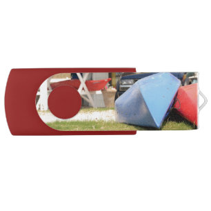 Canoes And Kayaks by Shirley Taylor USB Flash Drive
