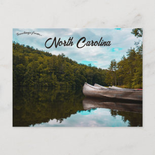 Canoes in North Carolina Postcard