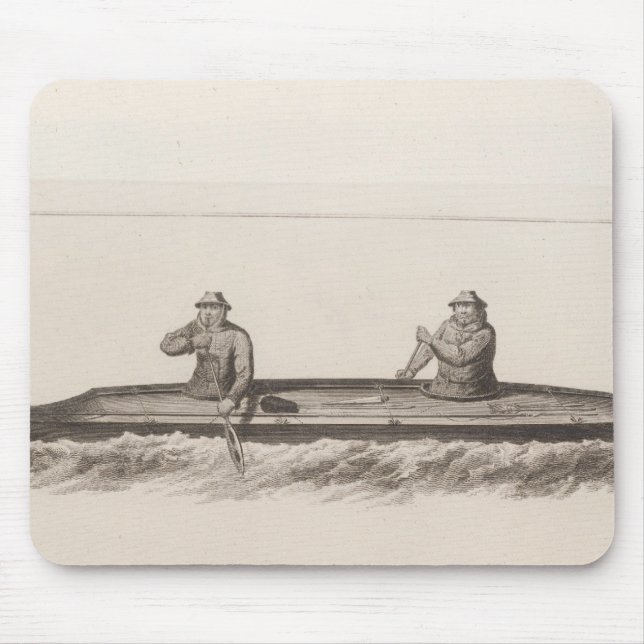 Canoes, Oonalashka, Alaska Mouse Pad (Front)