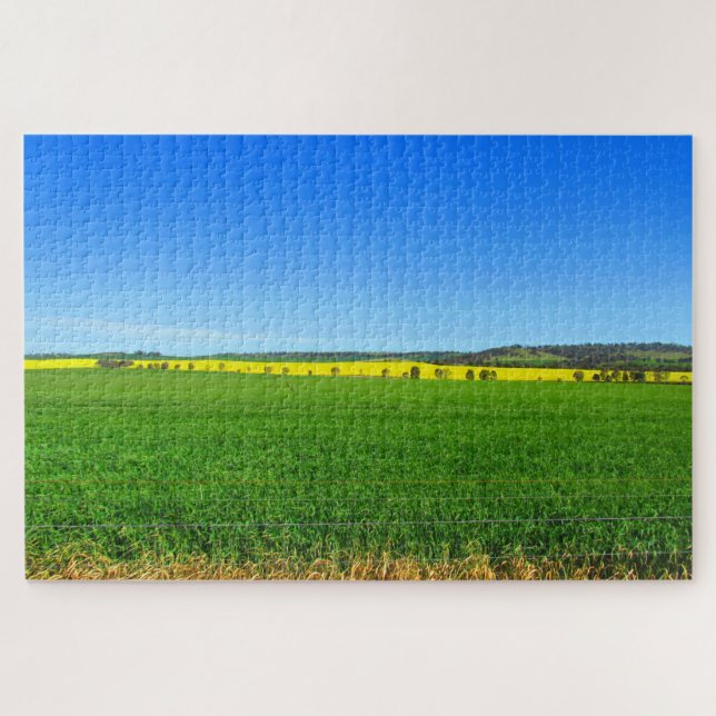 canola farming jigsaw puzzle (Horizontal)
