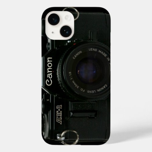 Canon AE_1 Black Vintage Camera Case_Mate iPhone 14 Case
