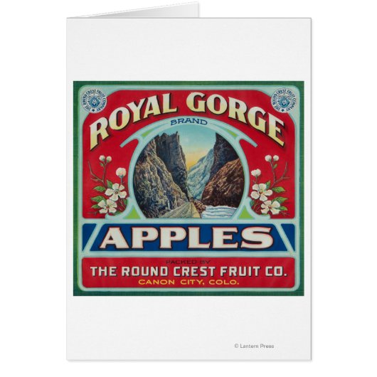 Canon City, Colorado - Royal Gorge Apple Label (Front)