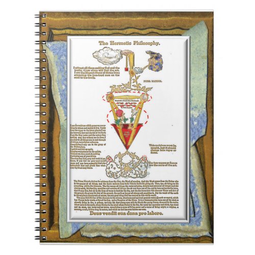 Canon Legends Rosicrucian 33 Rose  Lily Tableau Notebook