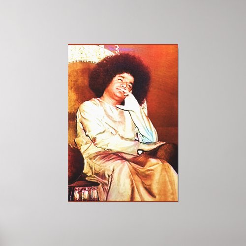 Canon Legends Sathya Sai Baba _ Canvas Print