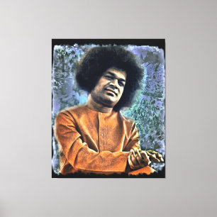 Canon Legends Sathya Sai Baba - Canvas Print