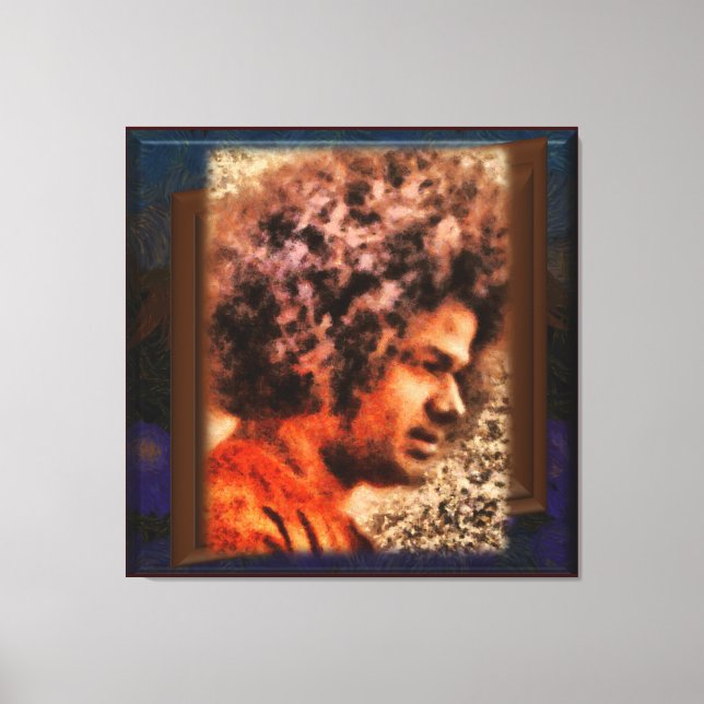 Canon Legends Sathya Sai Baba - Canvas Print (Front)