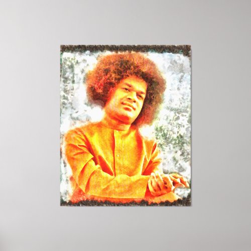 Canon Legends Sathya Sai Baba _ Canvas Print