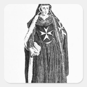 Canoness of the Order of St. John of Jerusalem Square Sticker