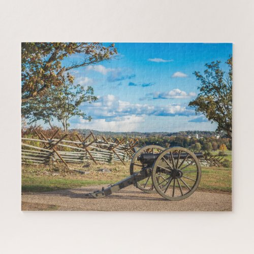 Canons at Gettysburg Jigsaw Puzzle