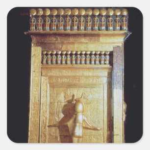 Canopic chest in the form of a shrine set square sticker