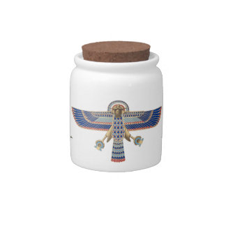 Canopic Jar Egyptian Necropolis Thebes Ancient