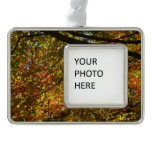 Canopy of Fall Leaves I Yellow Autumn Nature Christmas Ornament