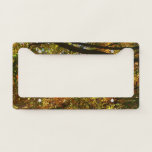 Canopy of Fall Leaves I Yellow Autumn Nature License Plate Frame