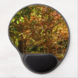Canopy of Fall Leaves II Yellow Autumn Photography Gel Mouse Pad