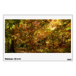Canopy of Fall Leaves II Yellow Autumn Photography Wall Sticker