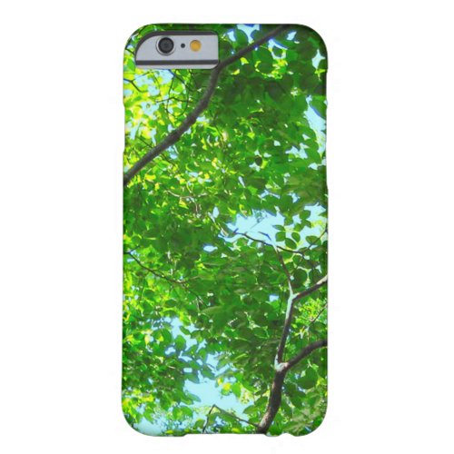 Canopy of Green Leafy Branches with Blue Sky    Barely There iPhone 6 Case