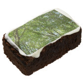 Canopy of Spring Leaves Green Nature Scene Brownie (Angled)