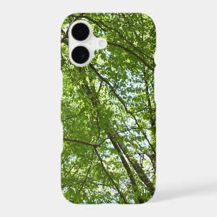 Canopy of Spring Leaves Green Nature Scene iPhone 17 Case