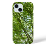 Canopy of Spring Leaves Green Nature Scene iPhone 15 Case