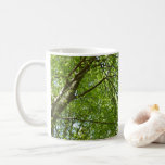 Canopy of Spring Leaves Green Nature Scene Coffee Mug