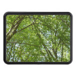 Canopy of Spring Leaves Green Nature Scene Hitch Cover