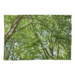 Canopy of Spring Leaves Green Nature Scene Towel