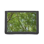 Canopy of Spring Leaves Green Nature Scene Trifold Wallet