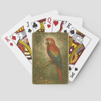 Canopy Sentinel – The Scarlet Macaw Poker Cards