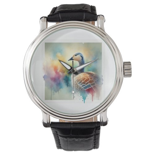 Canqun Upland Goose 180624AREF114 _ Watercolor Watch