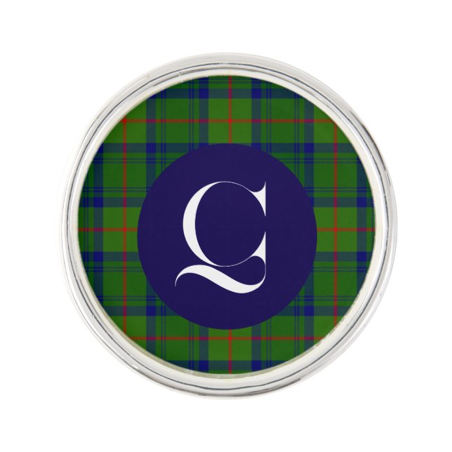 Canstoun Monogrammed Lapel Pin (Front)