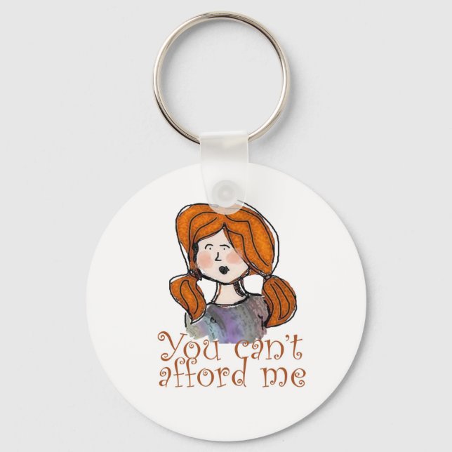 can't afford me keychain (Front)