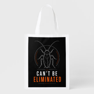 Can't Be Eliminated Minimal Cockroach Tote Bag