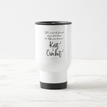 "can't Be Friends" Travel Mug