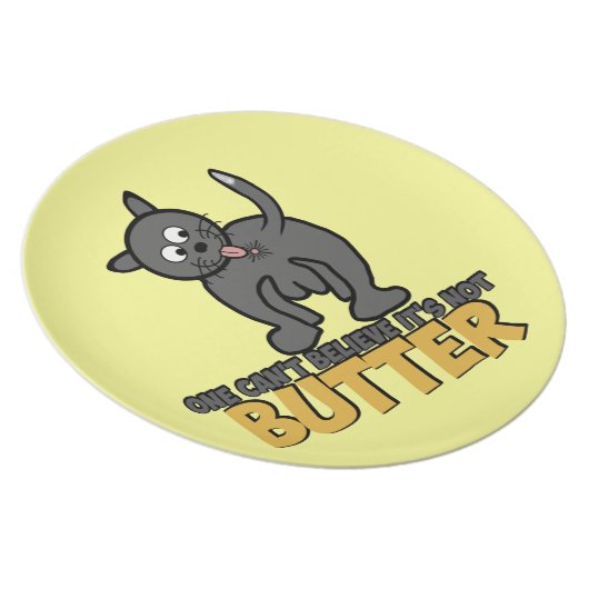 Can't believe it's not butter melamine plate (Right Side)