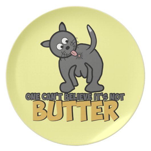 Can't believe it's not butter melamine plate (Front)