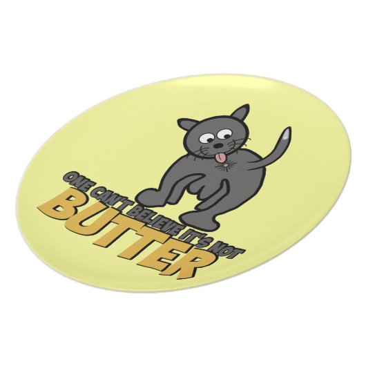 Can't believe it's not butter melamine plate (Left Side)