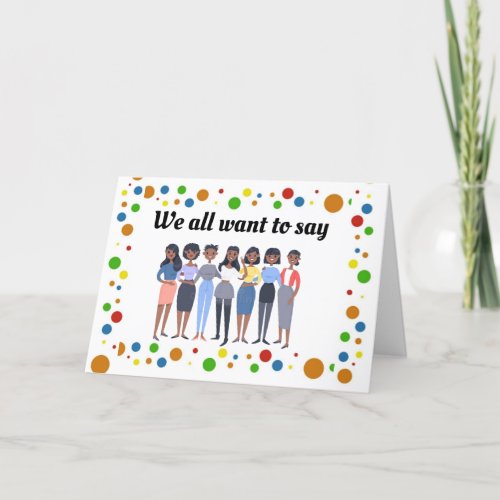 CANT BELIEVE YOU ARE 50 GROUP CARD