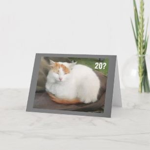 CAN'T BELIEVE YOU ARE CELEBRATING "20th" BIRTHDAY Card