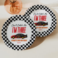 Can't Catch Me Red Race Car 3rd Birthday Party