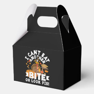Can't Eat Another Bite Oh Look Pie Funny Favor Boxes