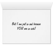 CAN'T GO FOR A WALK-TOO SAD (Inside Horizontal (Bottom))